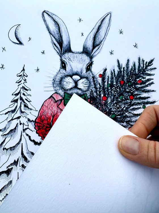 CHRISTMAS GENTLEMAN BUNNY