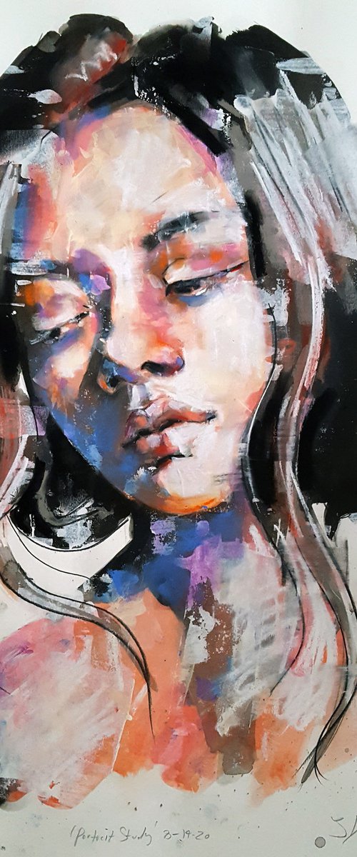 portrait study 8-14-20 by Thomas Donaldson