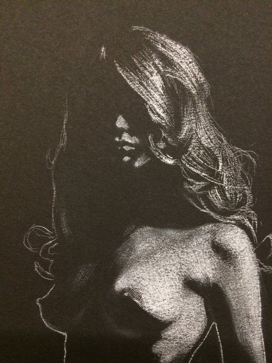 Nude noir #283 (21X29)cm