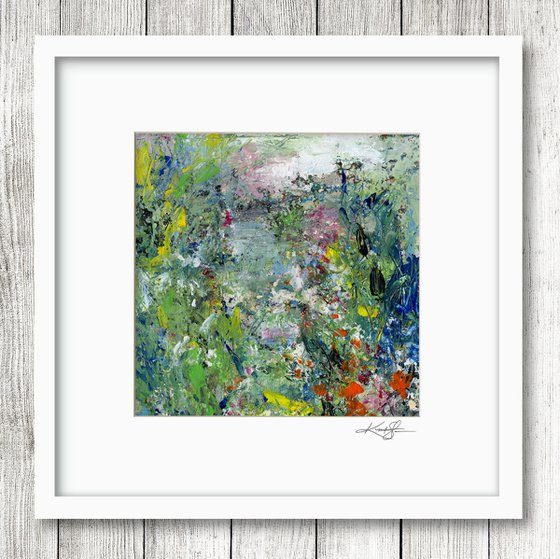 Garden Song 6 - Abstract Flower Art by Kathy Morton Stanion