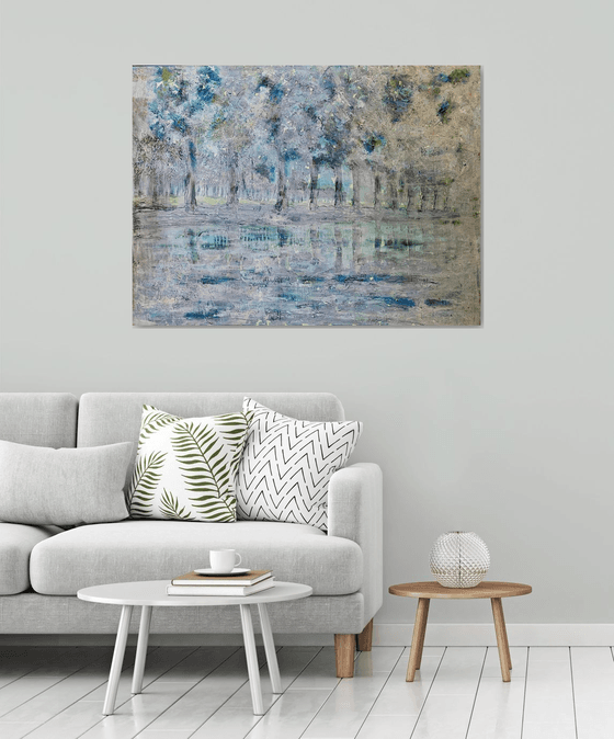 Mist over the Water - large canvas