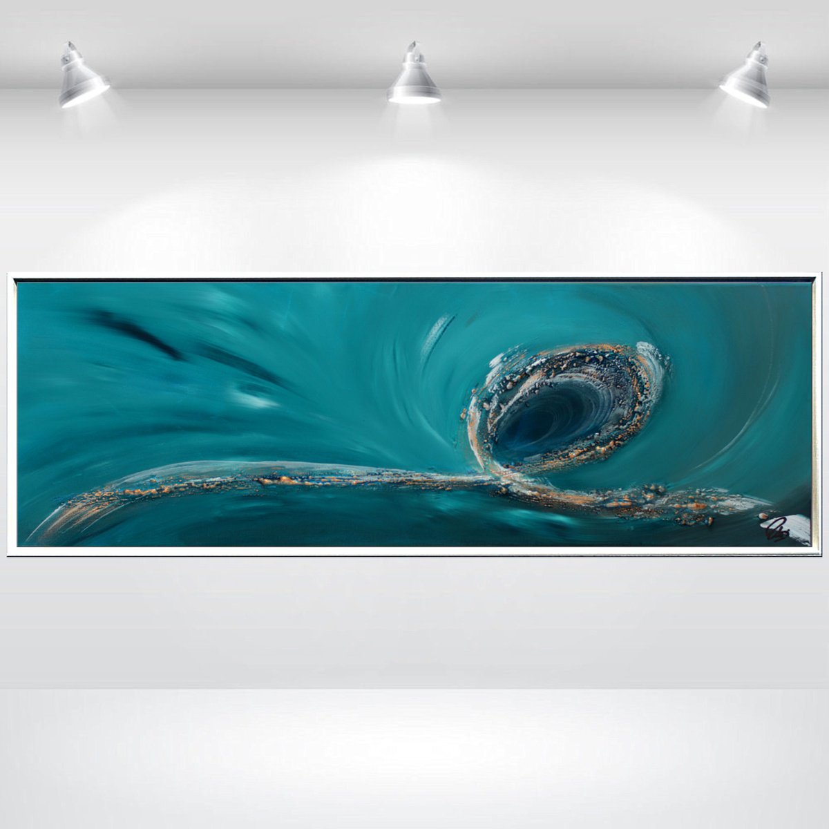 Ebullient By Edelgard Schroer, 48 X 17, Artwork For Sale On Artfinder