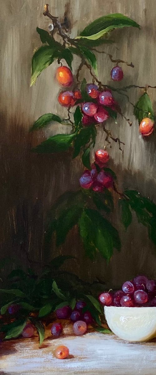 Wild Plums by julia BRIGHT