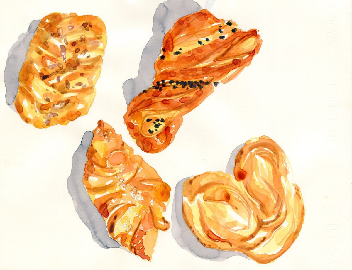 Breakfast Pastries by Hannah Clark