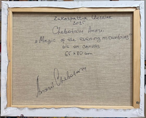 Magic of the evening mountains