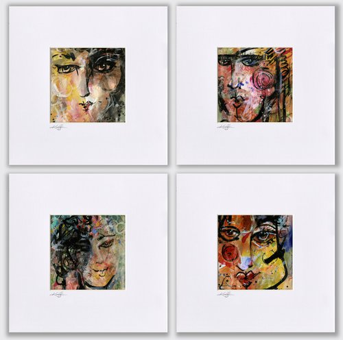 I Am Collection 1 - 4 Works Of Art by Kathy Morton Stanion