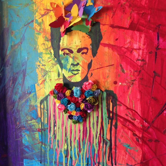 The colours of Frida (Big Frame)