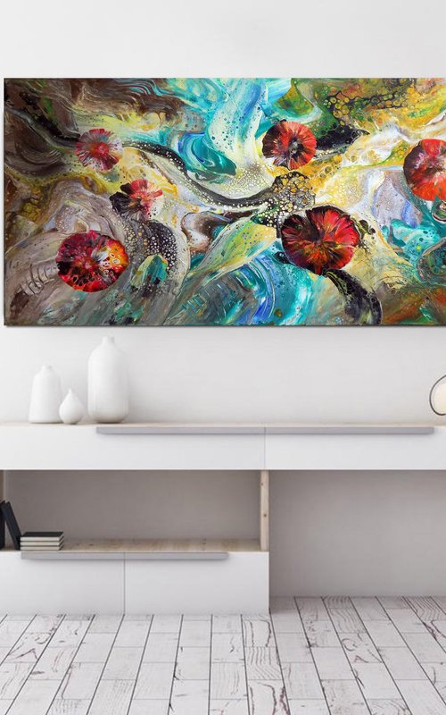 The energy of flowers by Areti Ampi