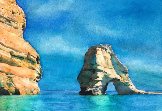 Rocks on the Greek Island