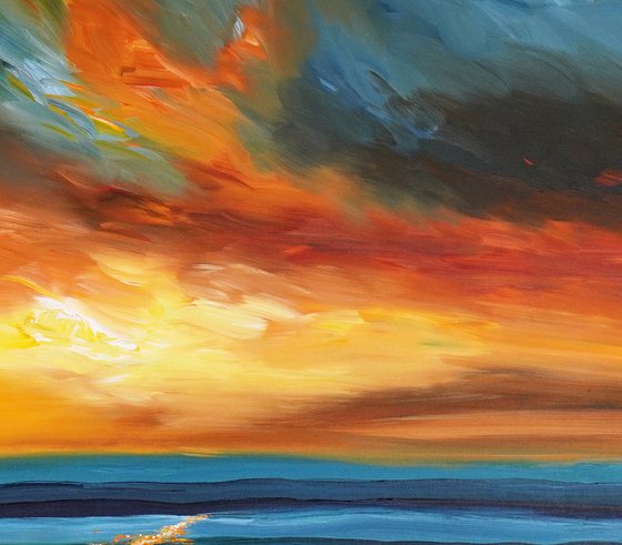 Romantic Evening Landscape D 2