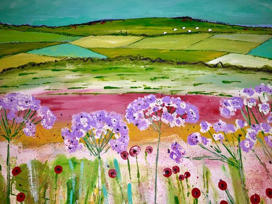 Red and Lilac Spring