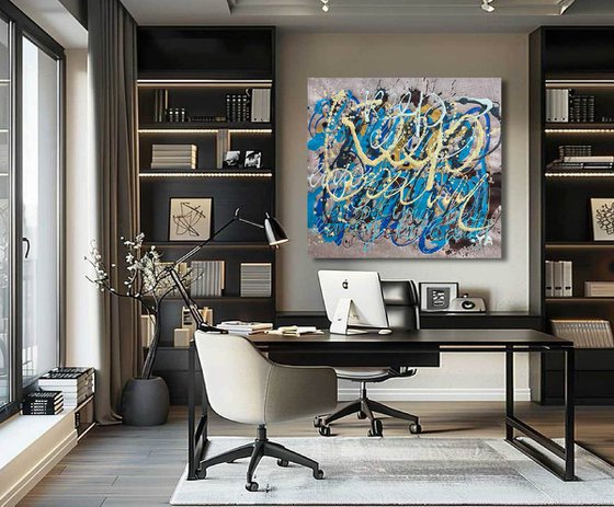 Workspace wall art - Diptych