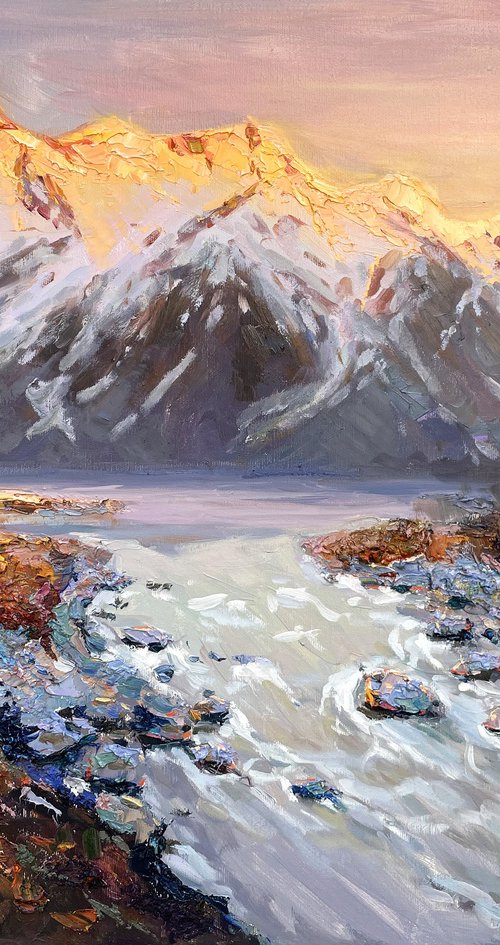 "Alpine morning" by Evgeny Chernyakovsky