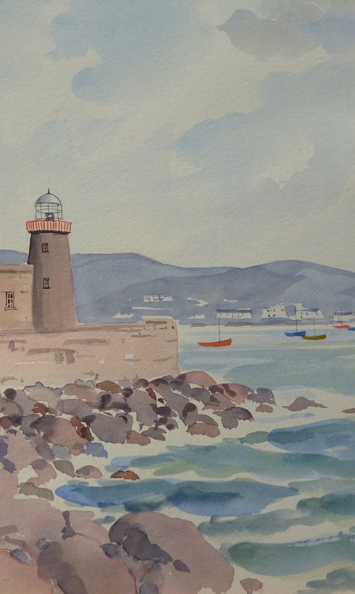 Howth Lighthouse by Maire Flanagan