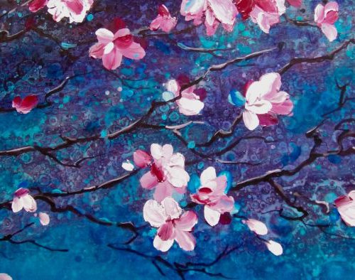 Night Blossoms by louise baker