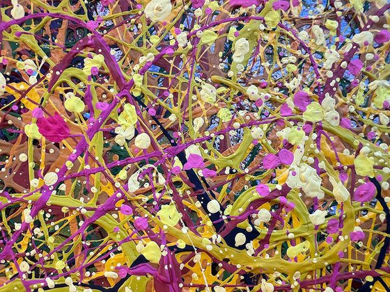 Under the Golden Canopy - Framed
