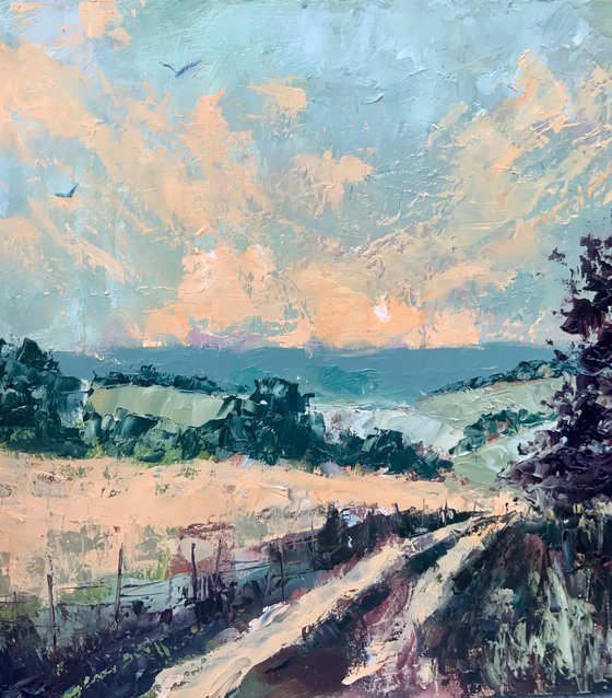 Quiet Fields at Dusk