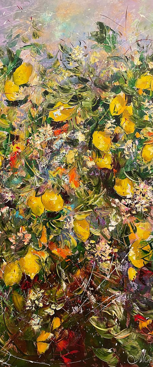 Bloomy Lemon Tree by Diana Malivani