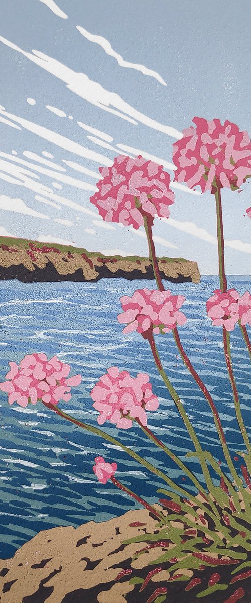 Sea Pink View by Alexandra Buckle