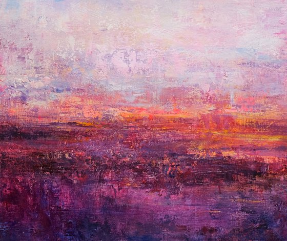 Abstract Sunset Landscape V
