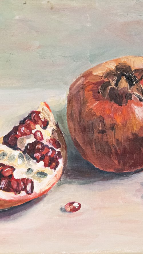 Still Life with Pomegranate by Catherine Varadi