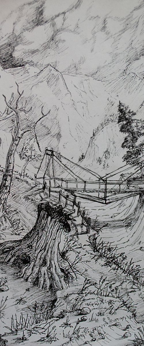 The Suspension Bridge by Nikola Ivanovic