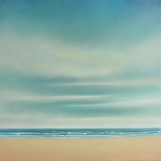 Beach Day - Blue Sky Seascape