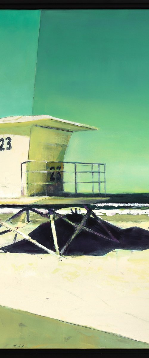 Beach Lifeguard Tower # 23 by Bo Kravchenko