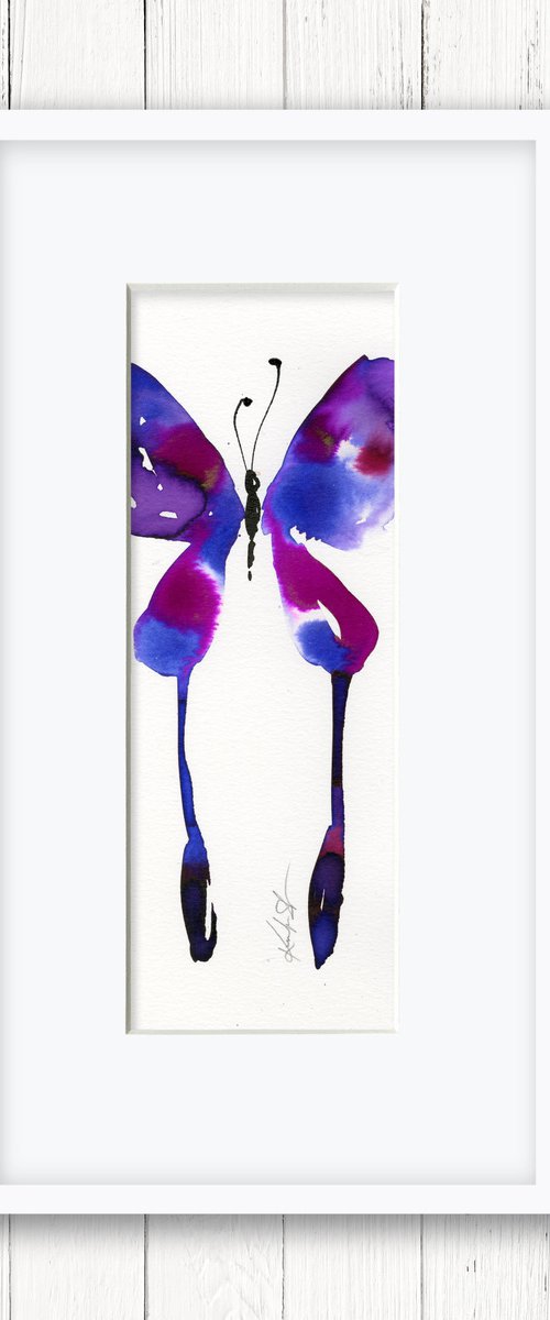 Butterfly Zen 7 - Painting  by Kathy Morton Stanion by Kathy Morton Stanion