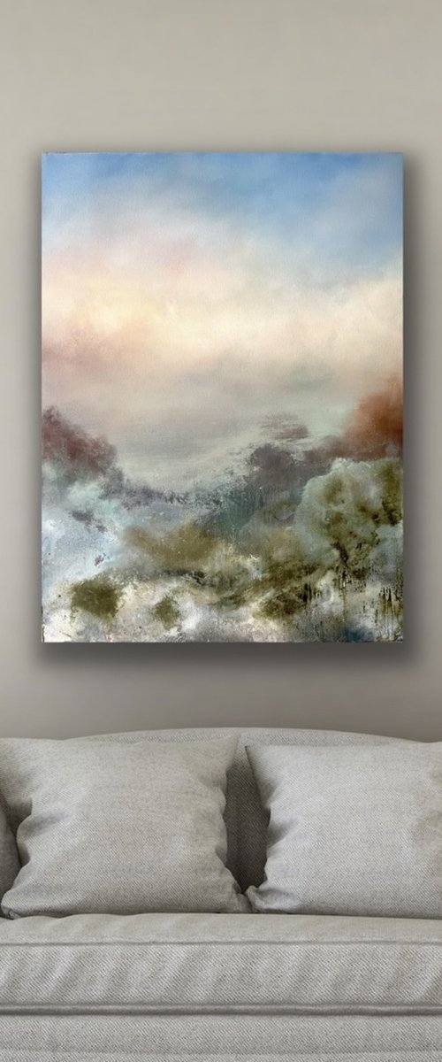 Eternal space - Abstract Landscape - 80CM X 60CM by Jonesy