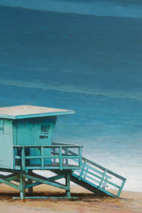 Turquoise Lifeguard Tower