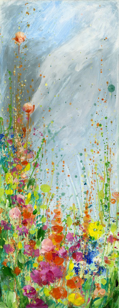 Summer Dreams 2 - Floral Painting by Kathy Morton Stanion by Kathy Morton Stanion