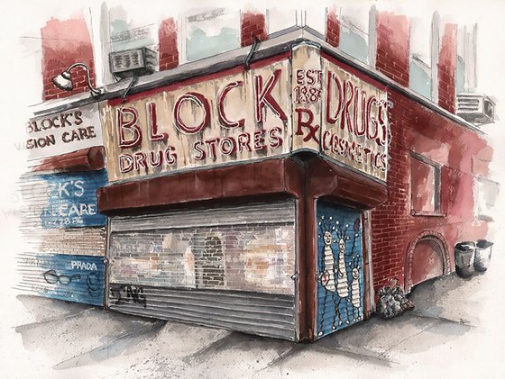Block Drug Store, East Village, NYC