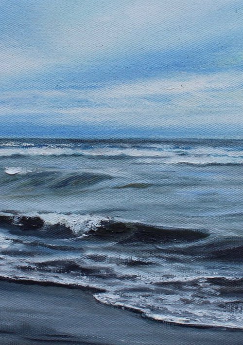 THE CASPIAN SEA IN DECEMBER by Aflatun Israilov