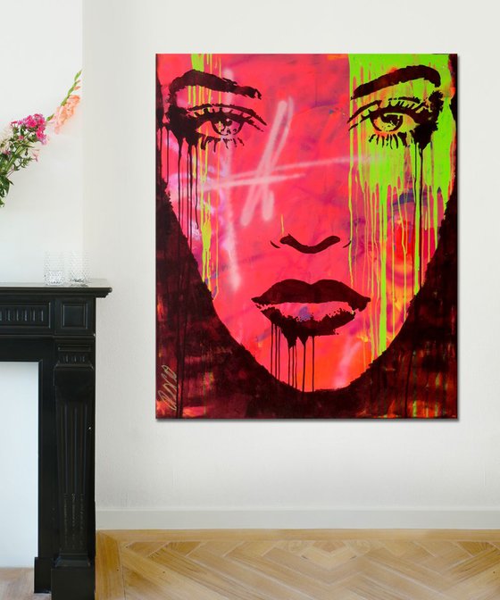 Gossip #Two - Original artwork (90x110cm)