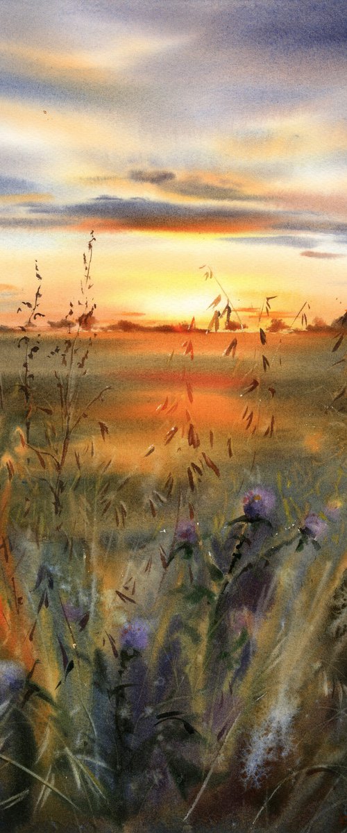 Golden Whisper of Fields by Eugenia Gorbacheva