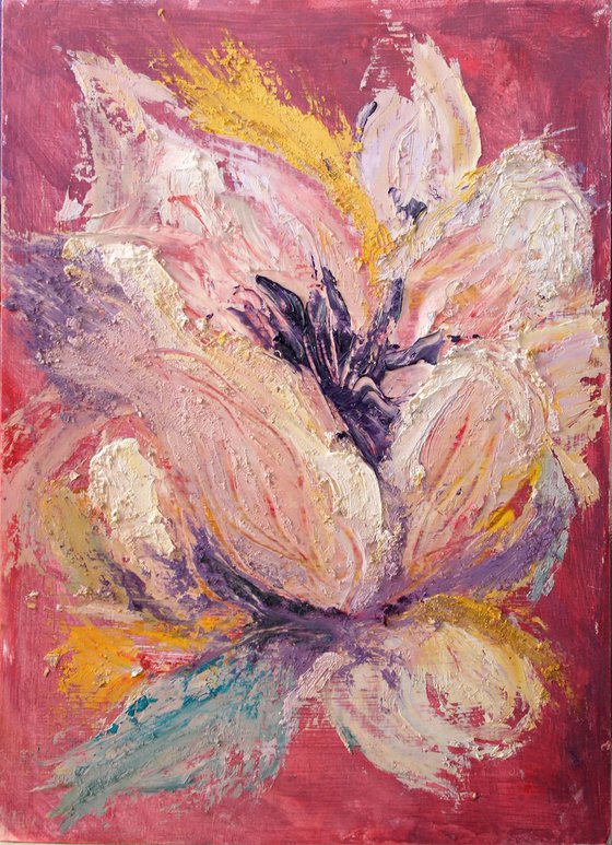 Flower Fantasy I /  ORIGINAL PAINTING