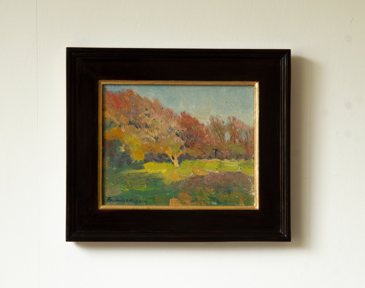Impressionistic Landscape Oil Painting By Anastasia Borodina, 10 X 8, Spring 2020 - Original Oil Painting, Original Artwork