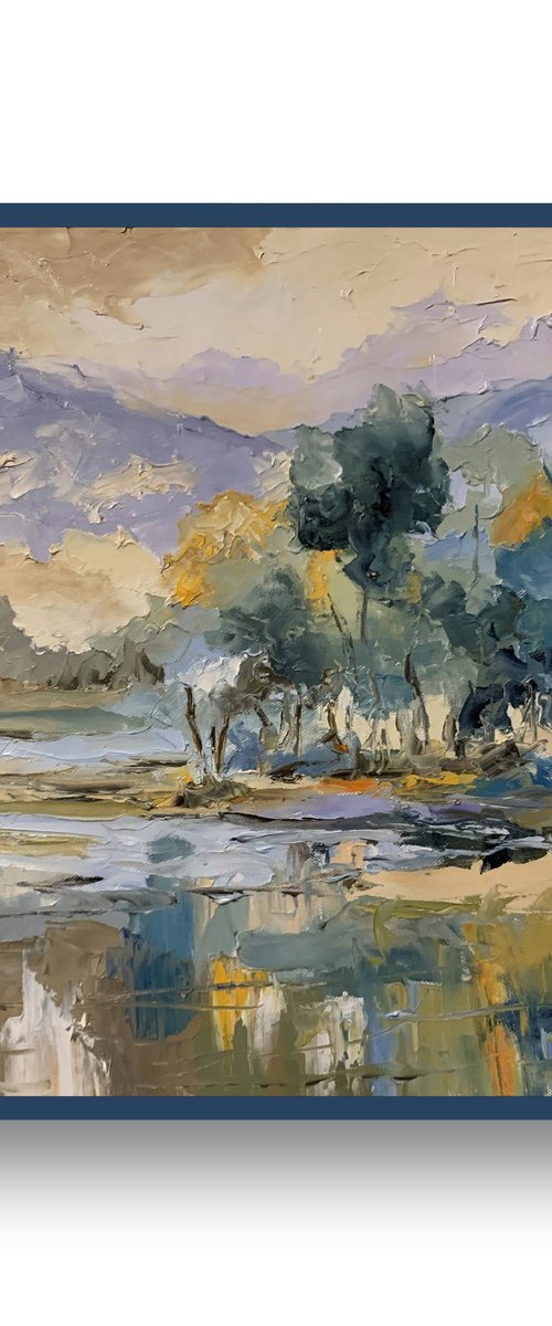 Quiet Riverbank. by Vita Schagen