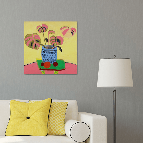 Yellow and Pink Plant