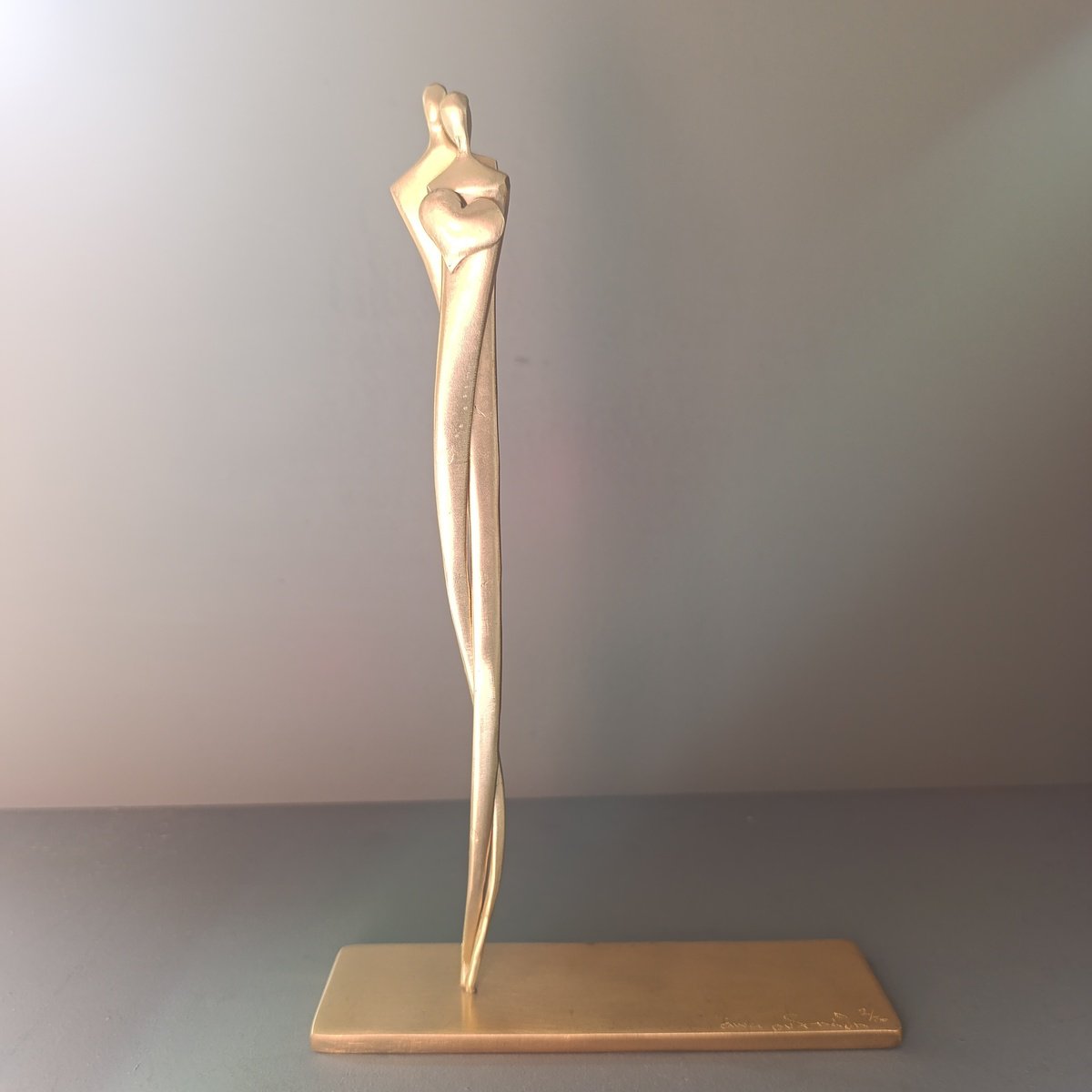 Impressionistic Bronze Sculpture , Eternal Flame By Anna Andreadi, 5 X 8, Artwork For Sale On Artfinder