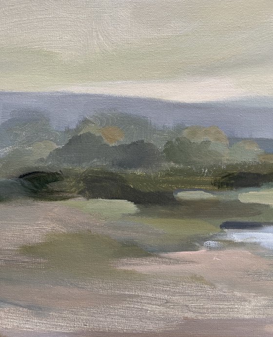 Muted Green Landscape