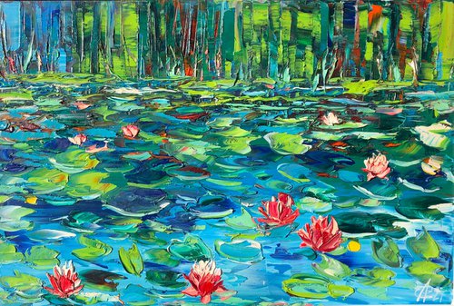 Cache of water lilies by Svitlana Andriichenko