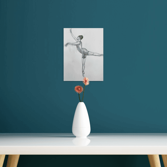 Practising Dancer Ballerina 3