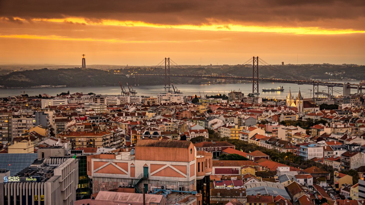 Evening Lisbon by Vlad Durniev