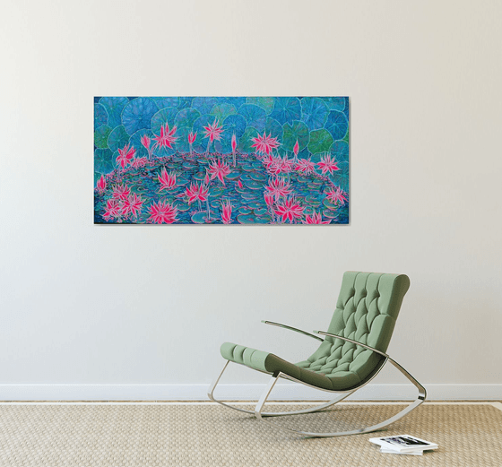 Magenta Lilies