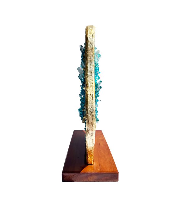 Geode Slice "Malachite"