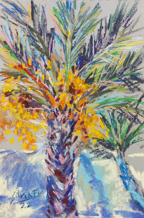 Palm tree sketch