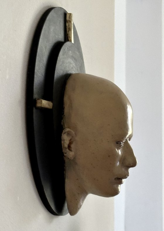 "Secular Halo" - Wall Ceramic Sculpture