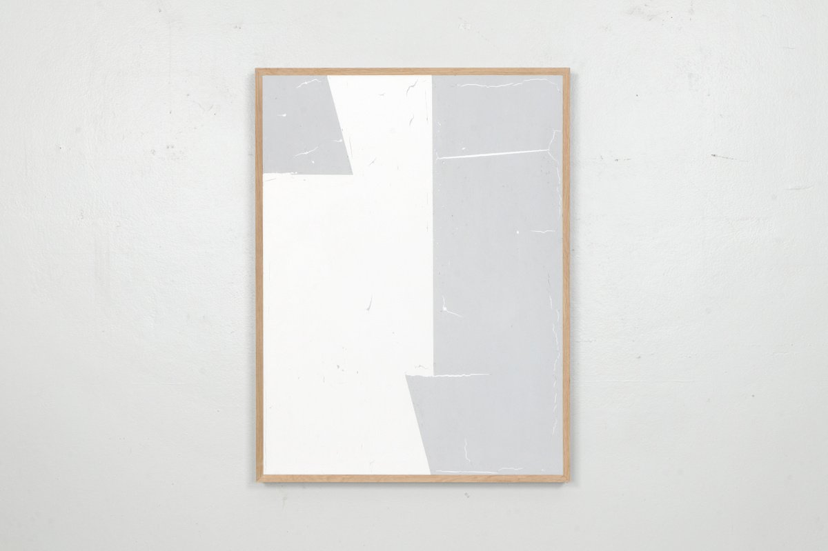 Geometric Abstract Painting By Johan Soderstrom, 25 X 33, #351 Even Better, Original Artwork